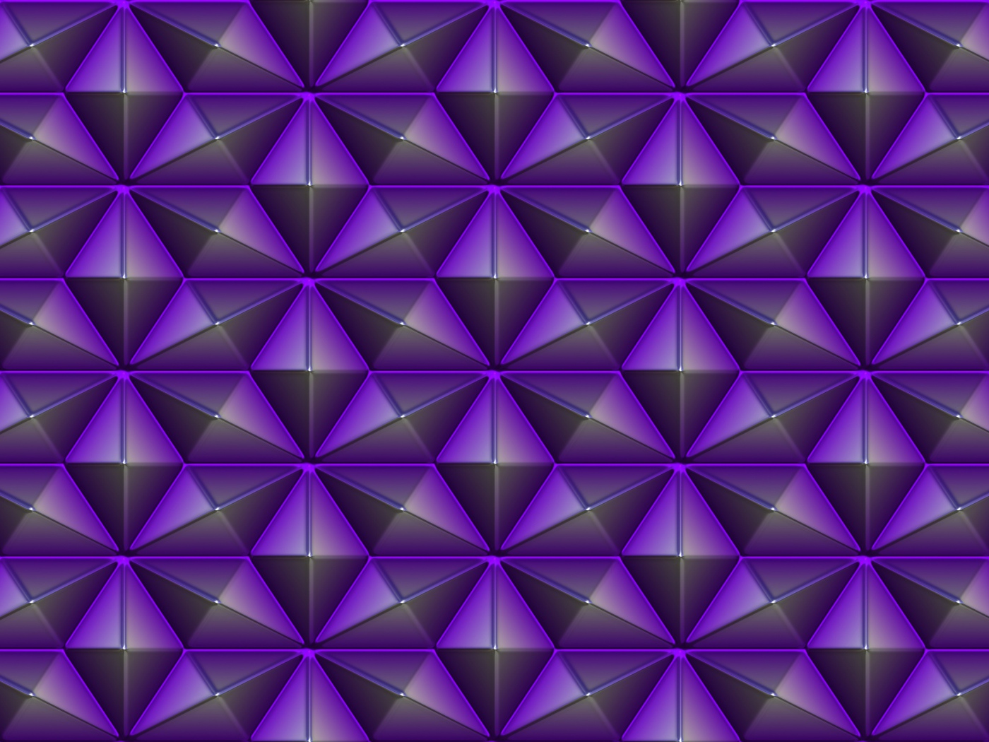 Пурпурные треугольники 3д графика
