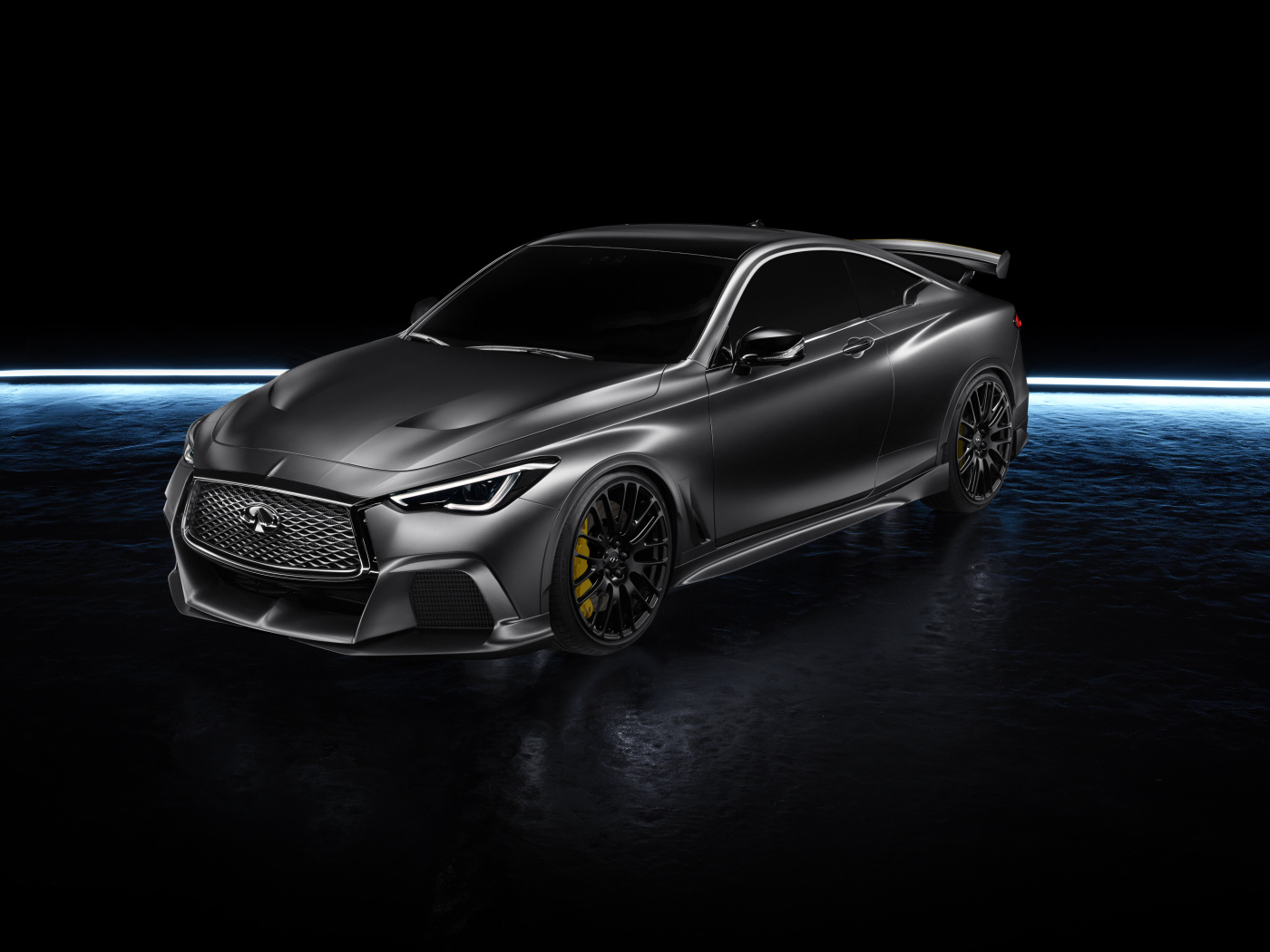 Стильный автомобиль  Infiniti Q60 Project Black S 2017 