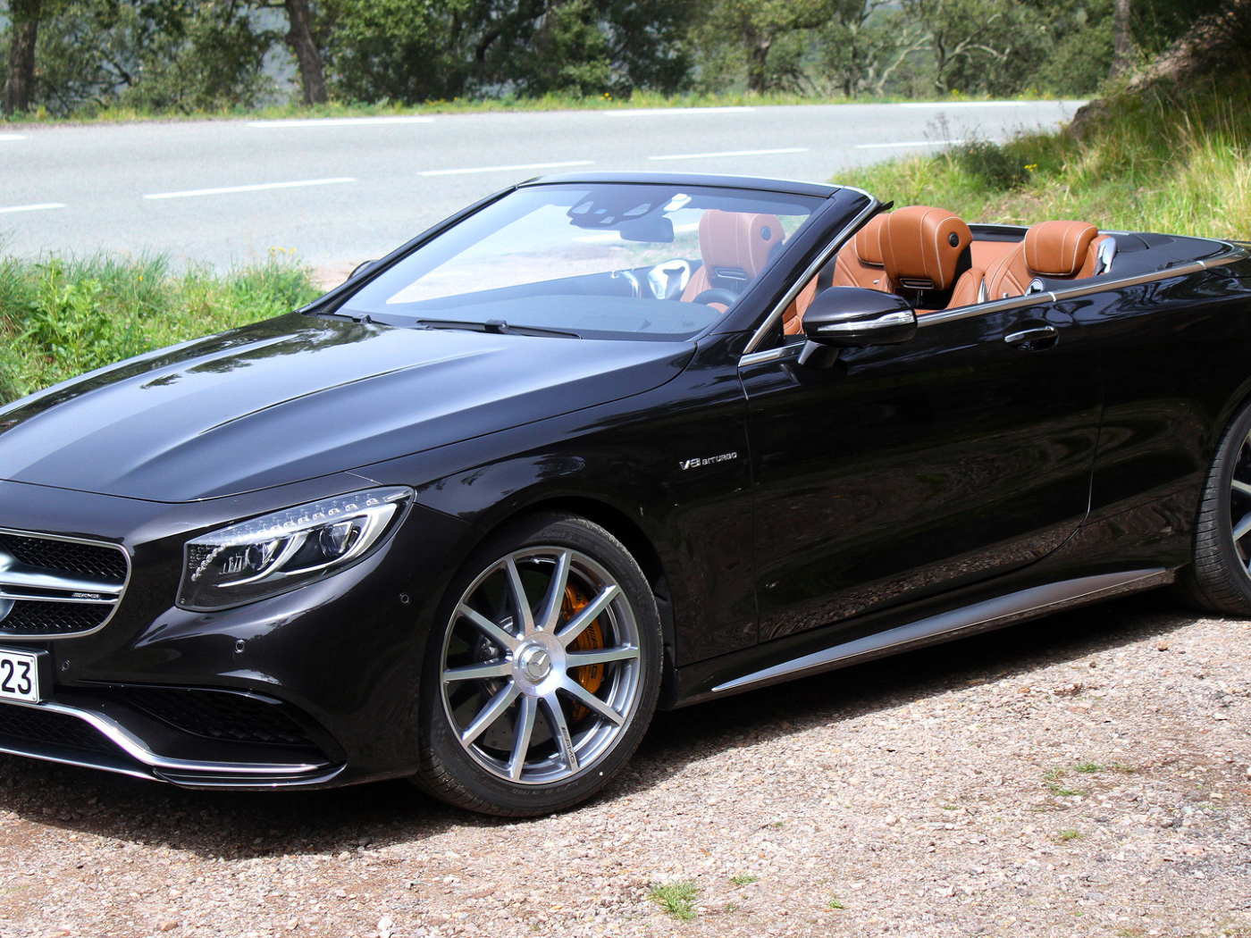 Черный Mercedes-AMG S63 Cabriolet  2017 года 