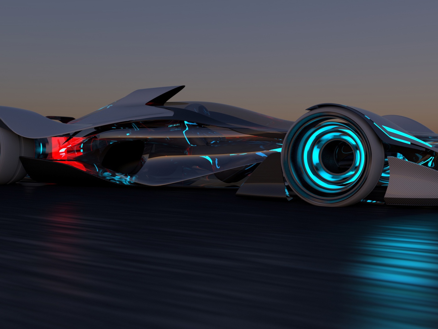 Гоночный автомобиль концепт Infiniti Synaptiq, 2029