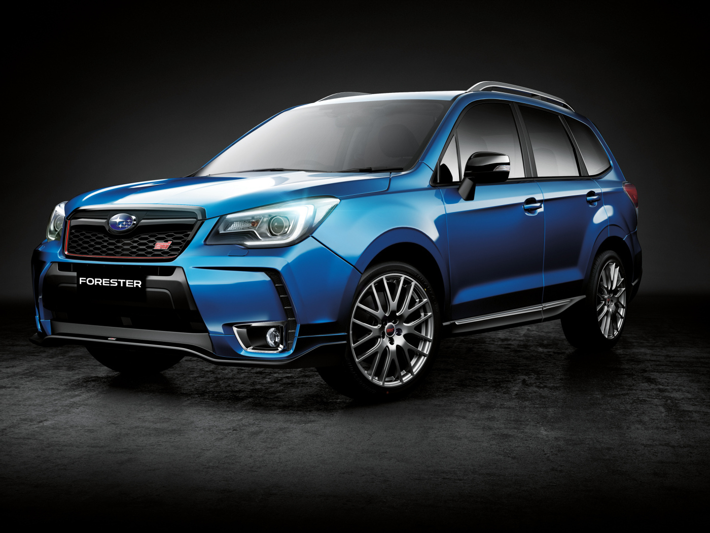 Автомобиль Subaru Forester цвет синий металлик 