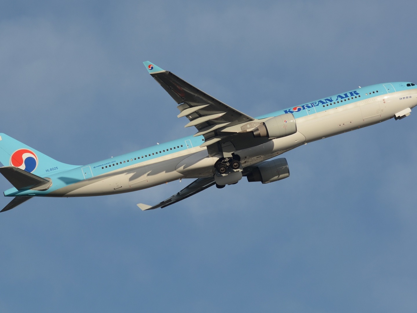 Самолет  Airbus A330 авиакомпании Korean Air 