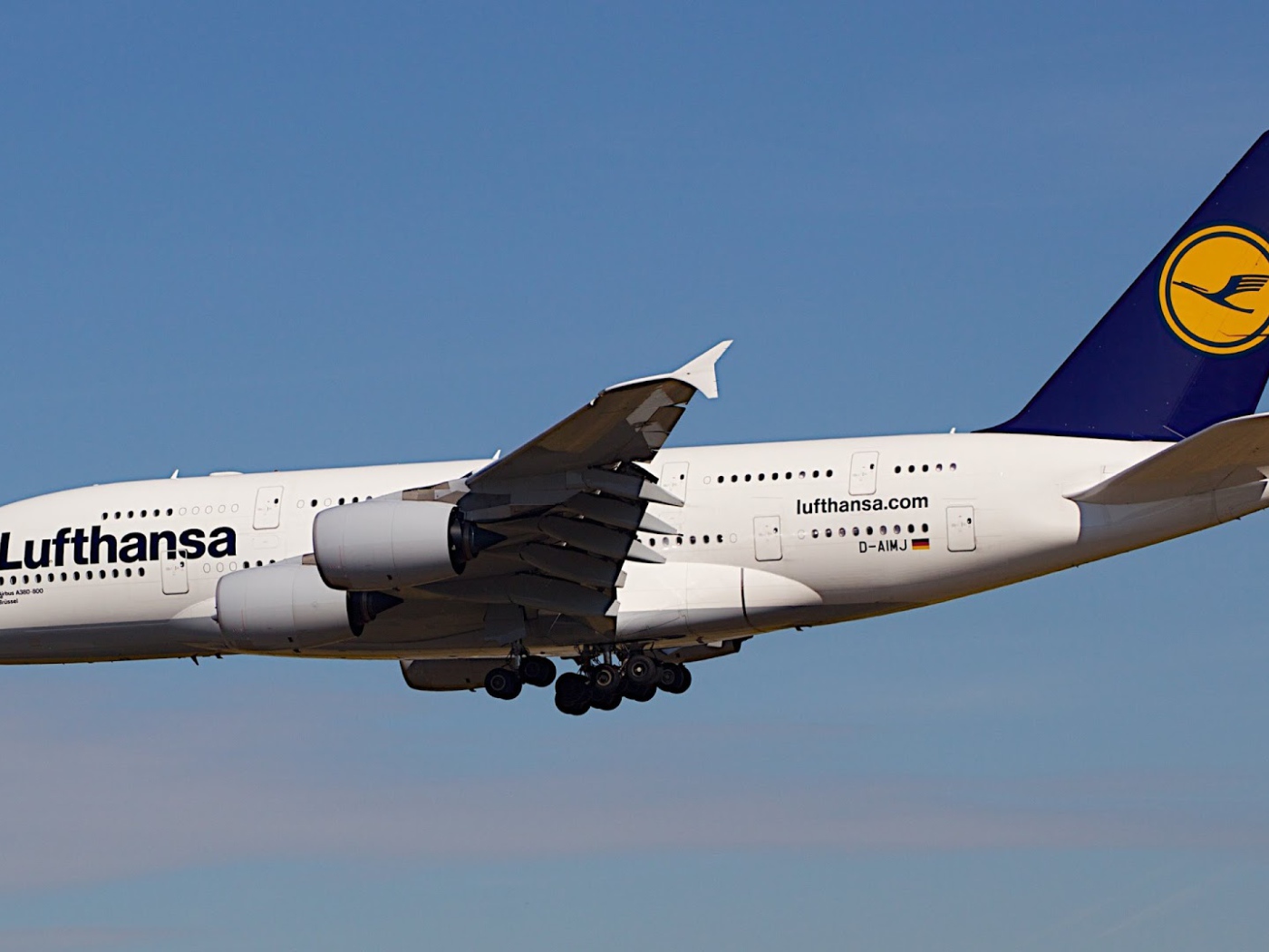 Airbus A380-800 авиакомпании Lufthansa