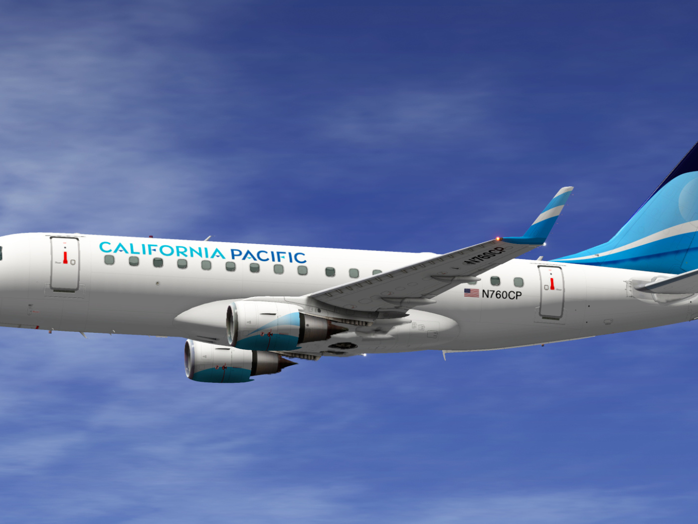 Embraer авиакомпании California Pacific 