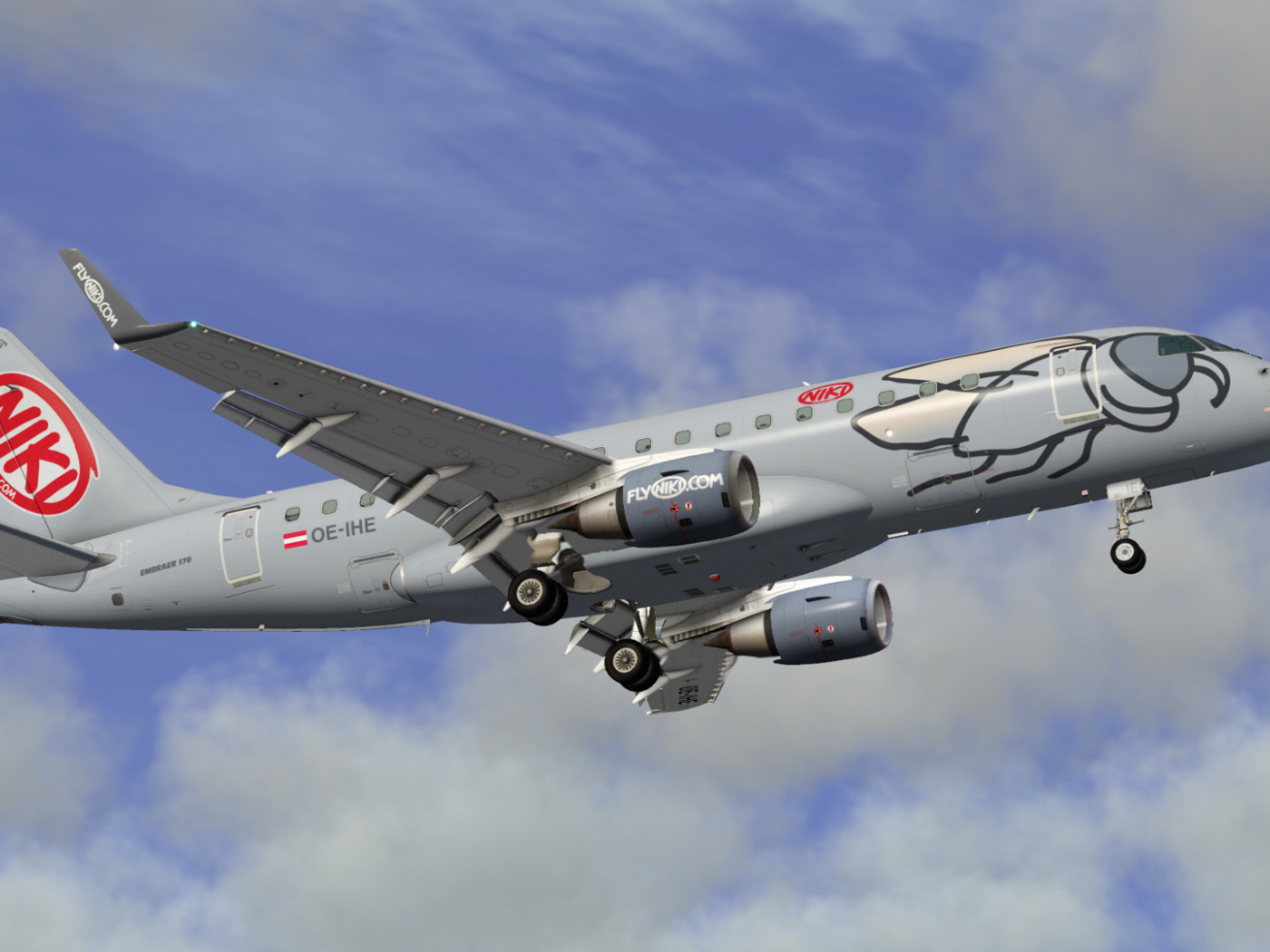 Embraer 170 австрийской авиакомпании Nikifly