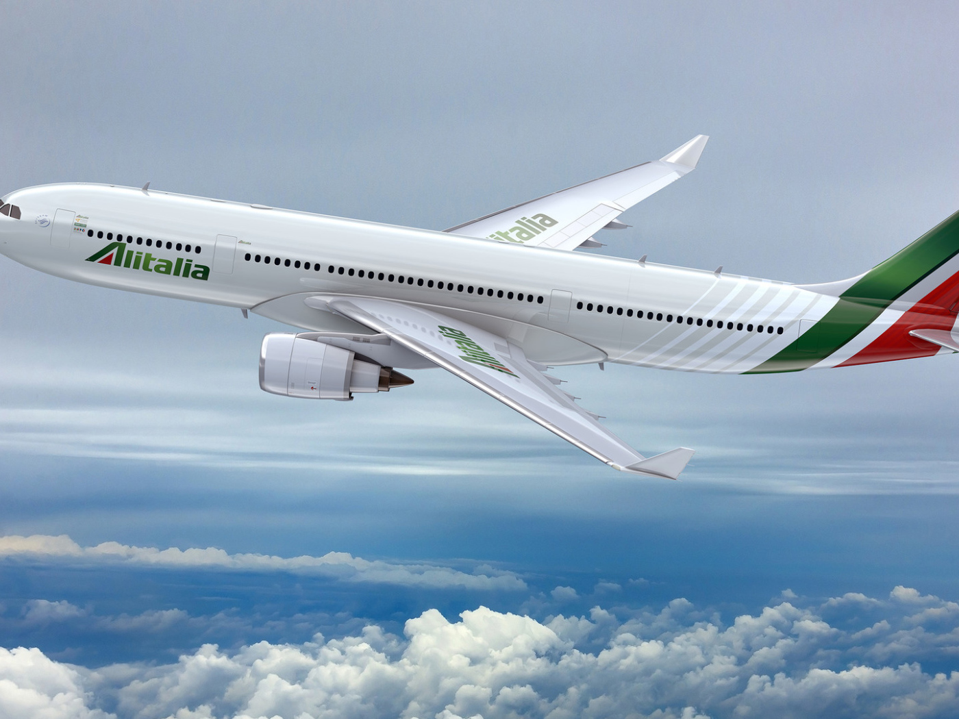 Boeing 777 авиакомпании Alitalia 