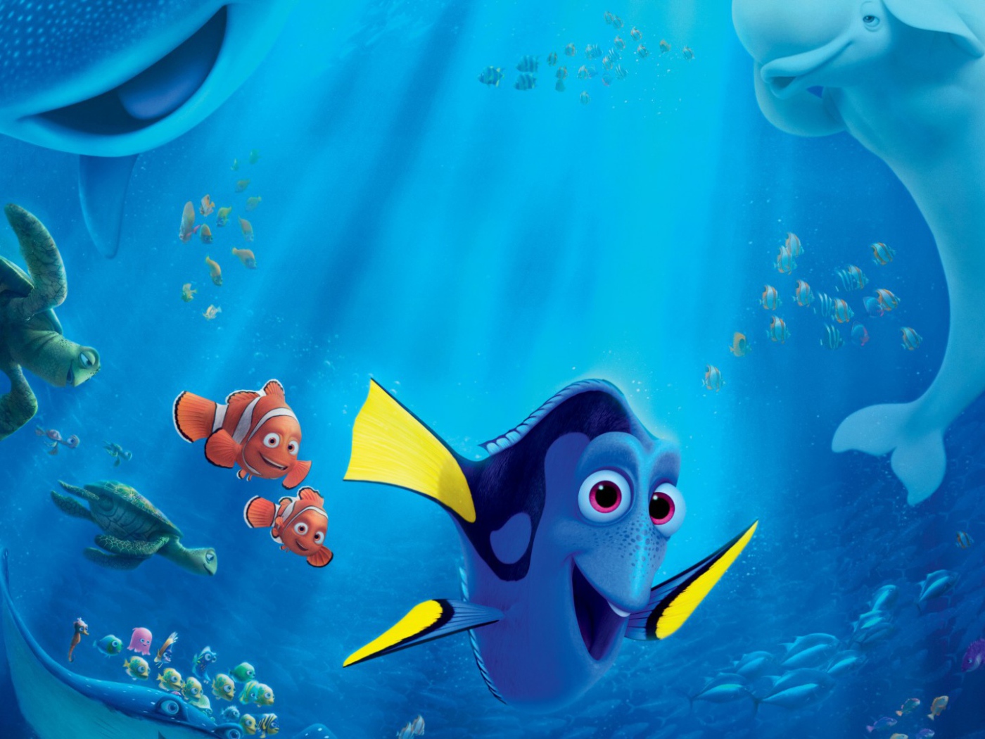 Синяя рыбка Дори мультфильм студии Пиксар 