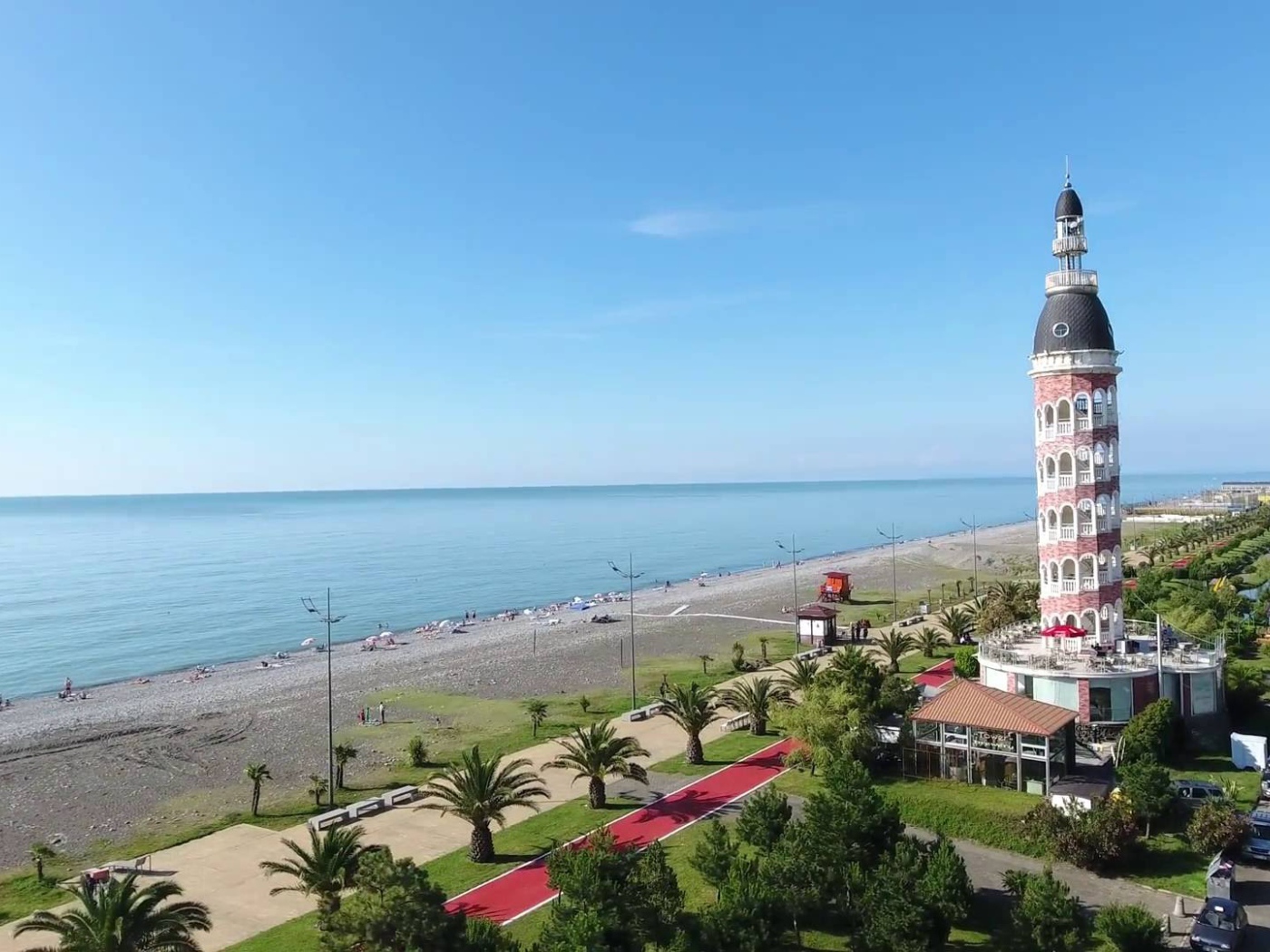 Шикарный вид на Черное море Батумский бульвар  