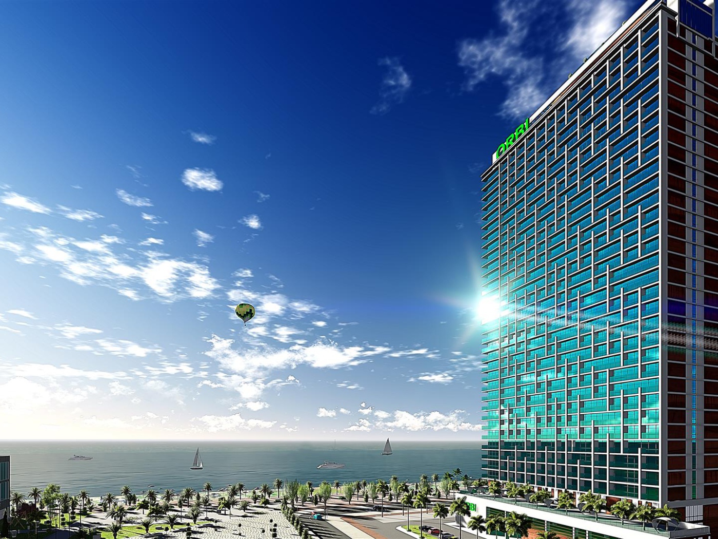 Самый высокий апарт-отель ORBI Beach Tower город Батуми 