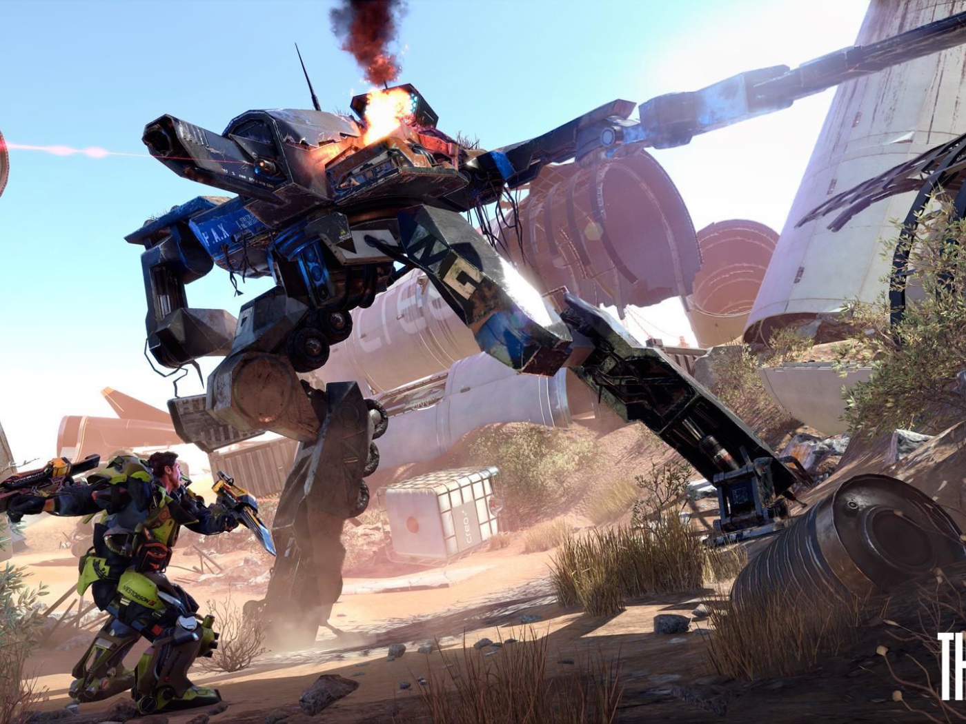 Битва человека и машины игра The Surge 2017 