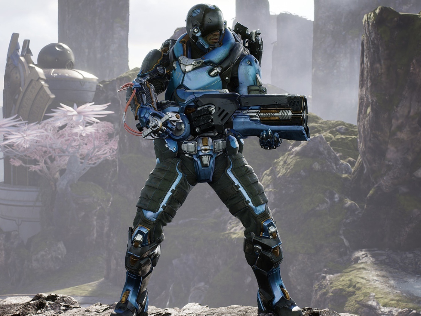 Мердок с бластером персонаж игры Paragon 2017  