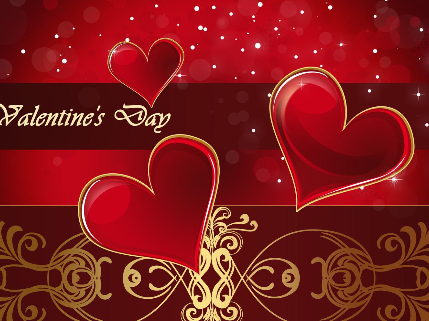 Открытка ко Дню Святого Валентина 