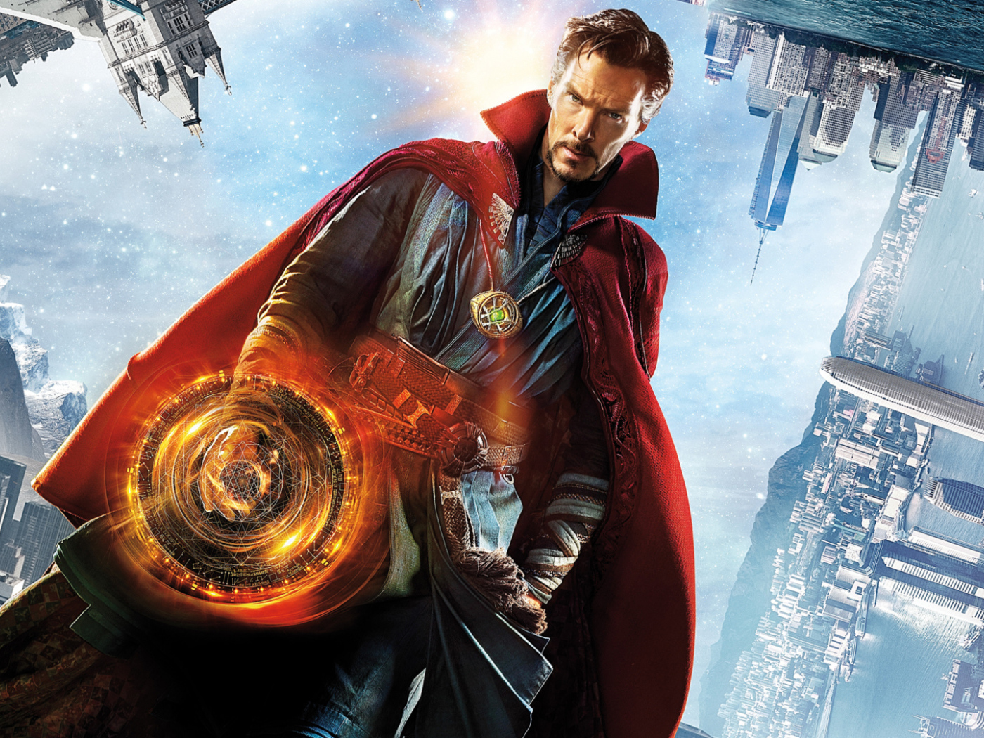 Актер Бенедикт Камбербэтч в фильме Доктор Стрэндж 