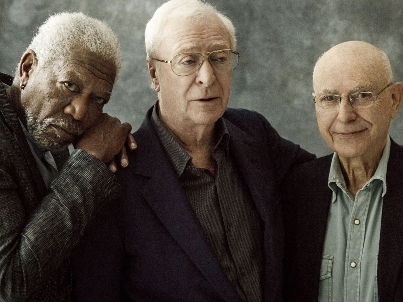 Актеры Морган Фриман, Майкл Кейн, Алан Аркин  герои фильма  Уйти красиво, 2017 