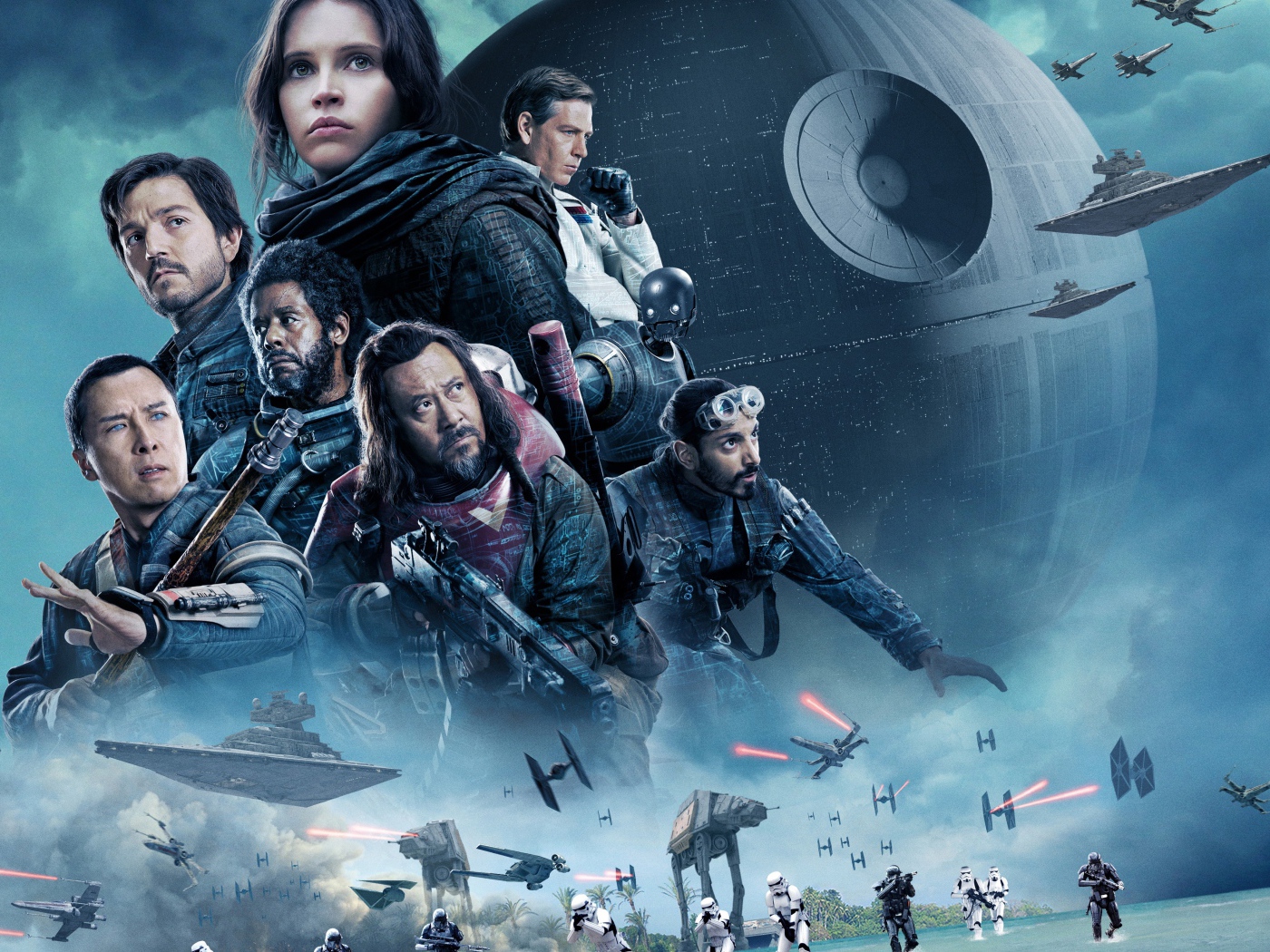 Герои приключенческого фильма Изгой-один. Звёздные войны Истории 