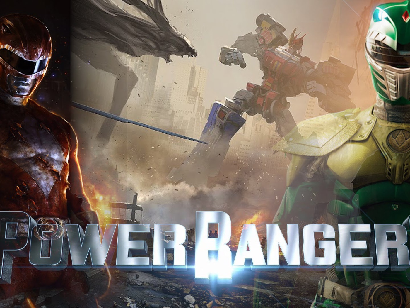 Логотип фильма Могучие рейнджеры 2017 