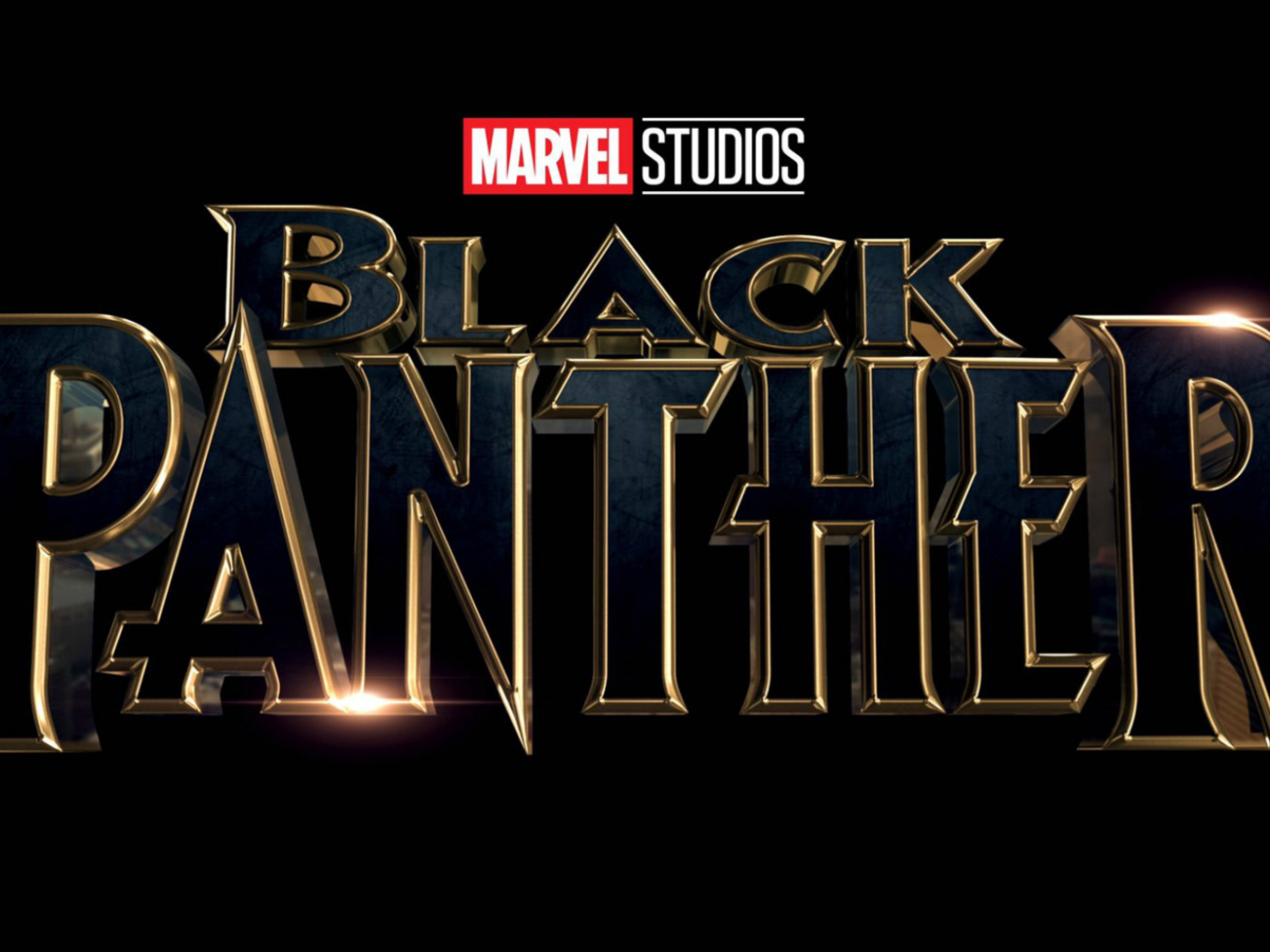 Логотип нового фантастического фильма Черная пантера, 2018