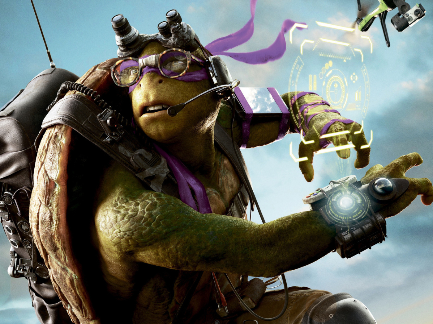 Черепашка Донателло персонаж фильма Черепашки-ниндзя 2 