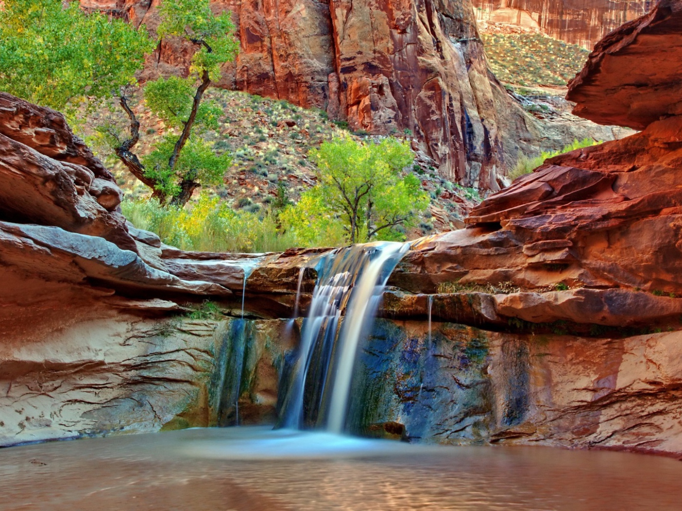 Водопад в Гранд-Каньоне 