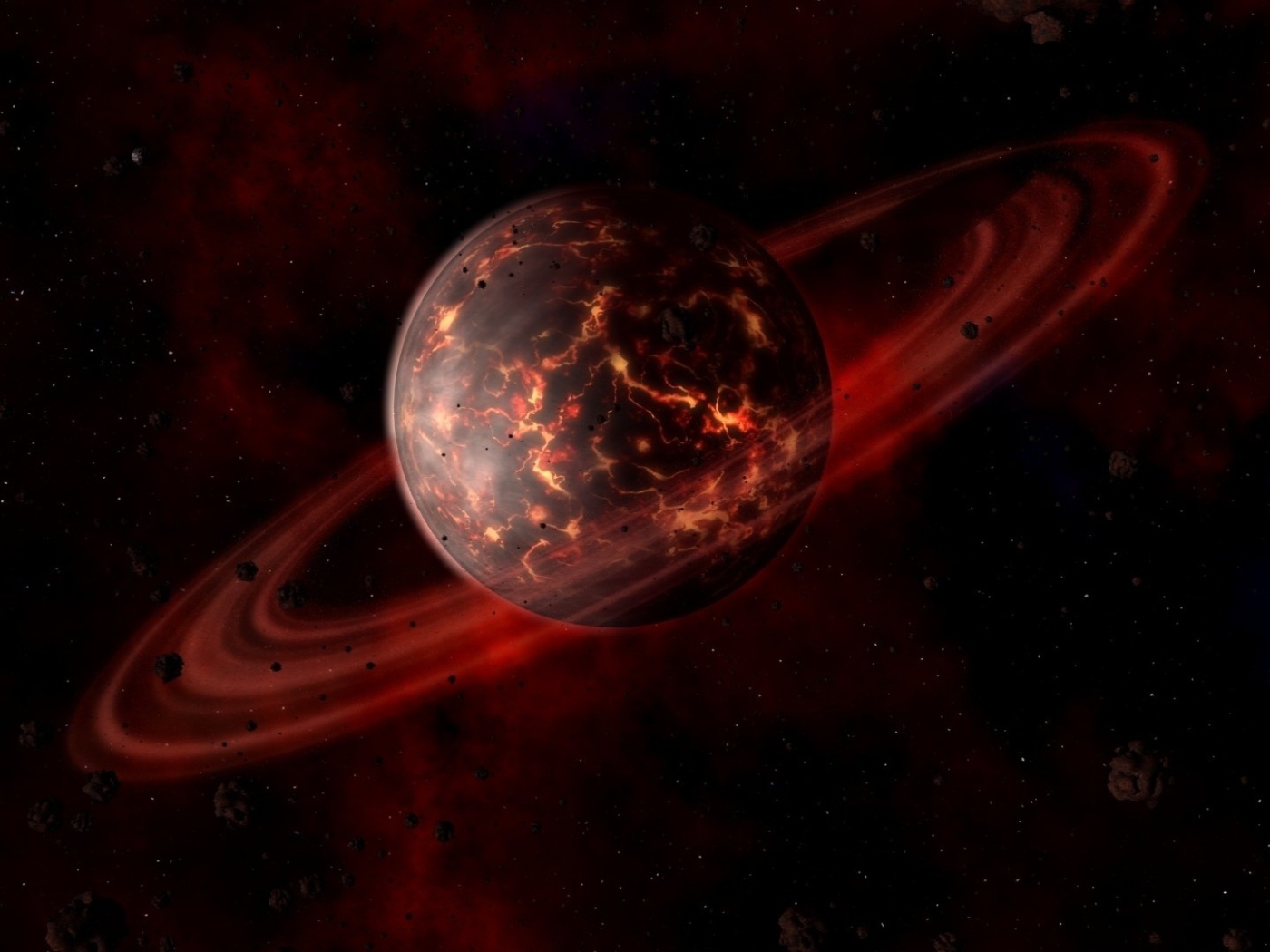 Вулканическая планета  