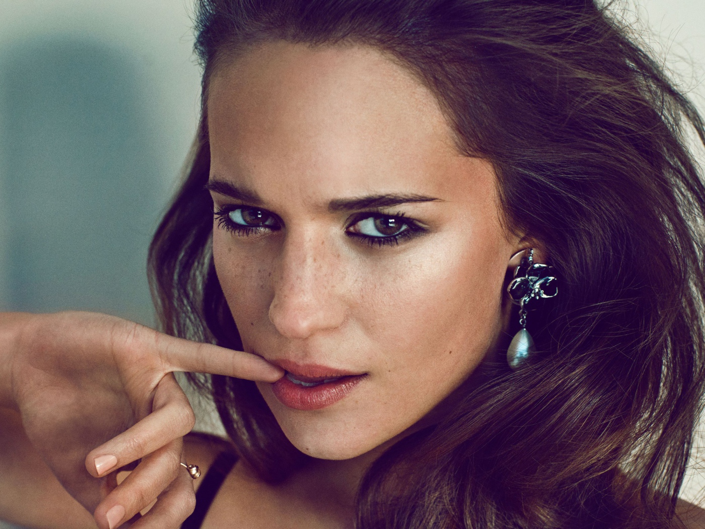 Эффектная молодая актриса Алисия Викандер