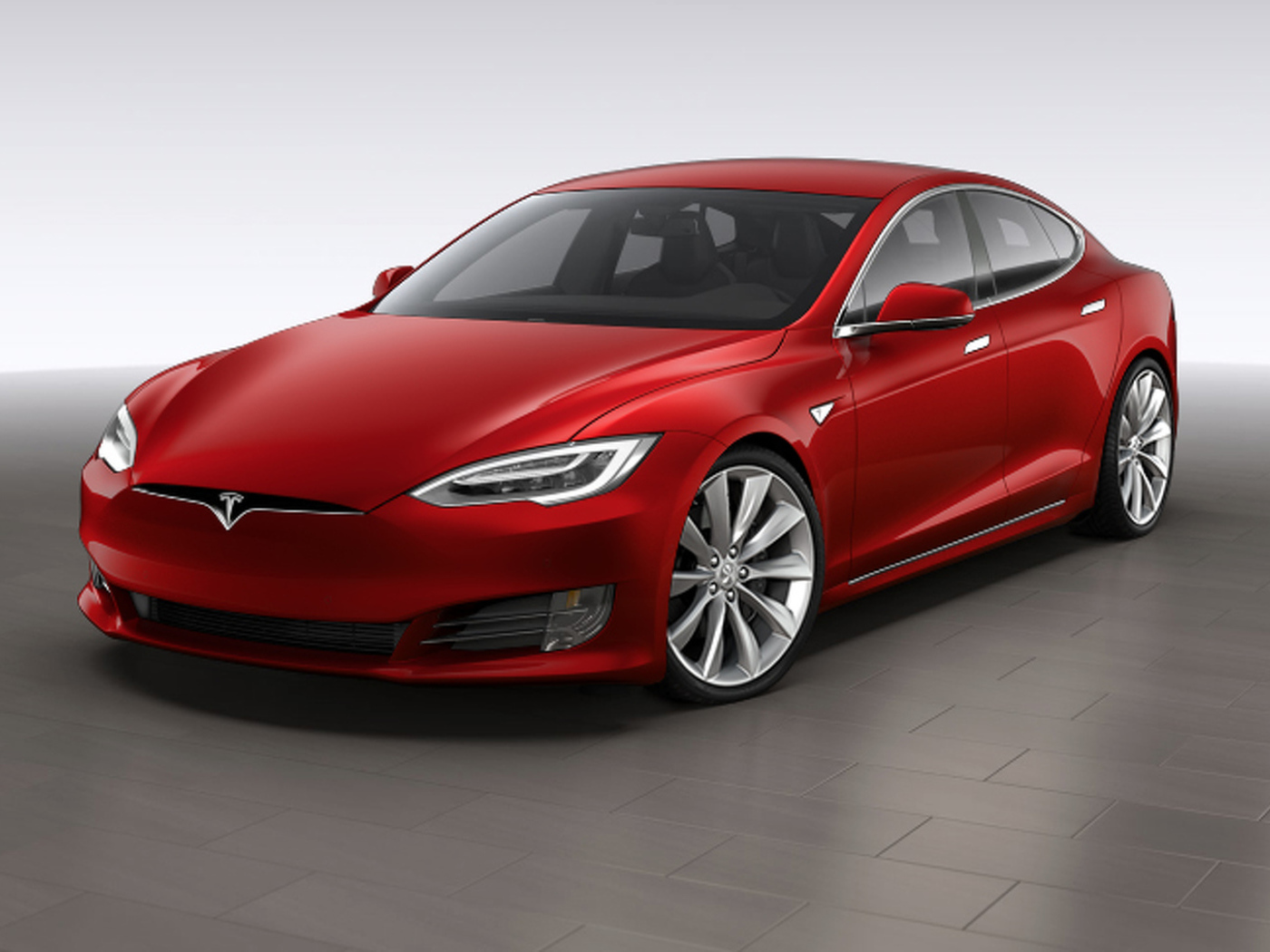 Электрокар Tesla Model S 2016 года