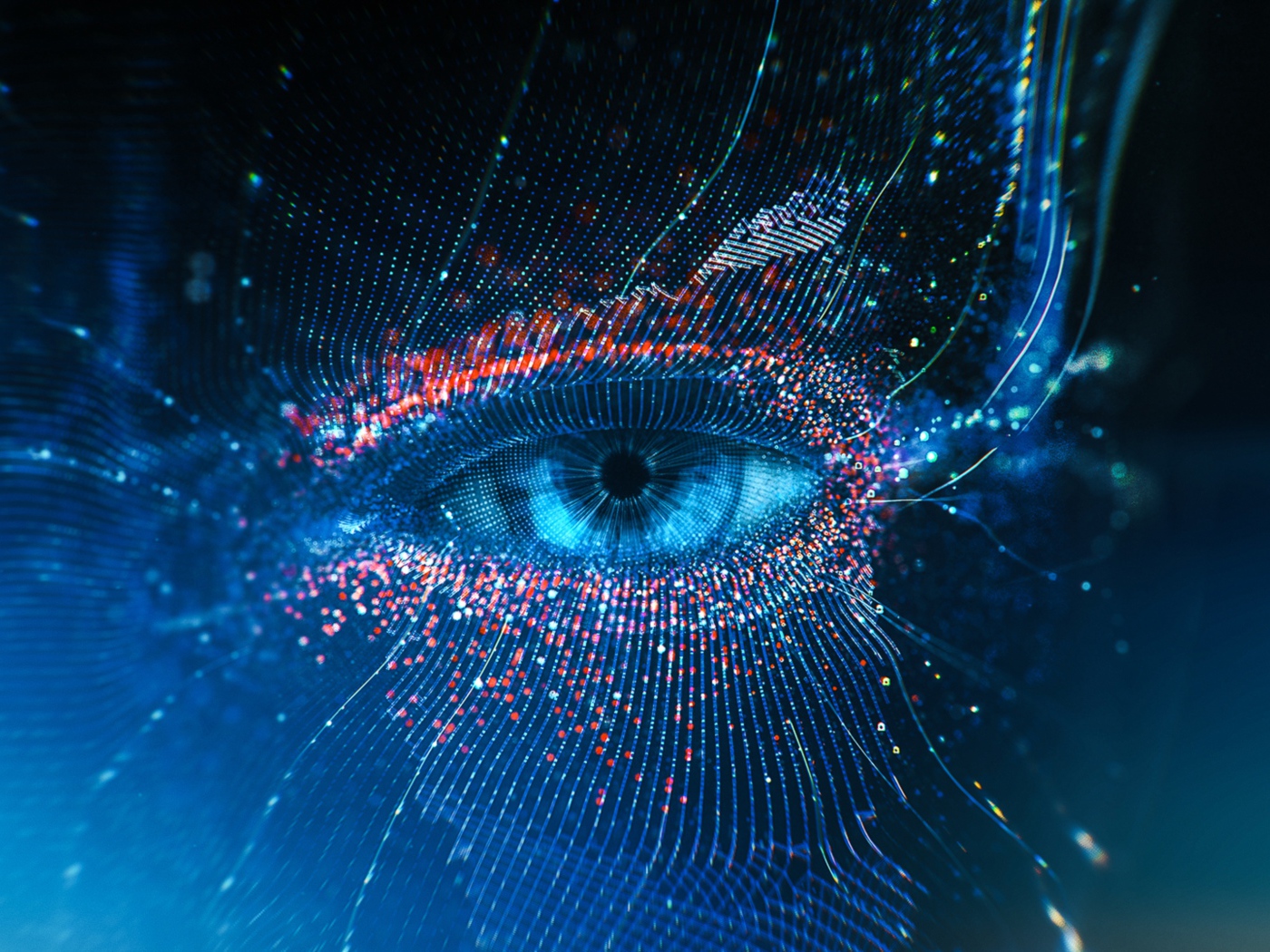 Абстрактный глаз 3д графика