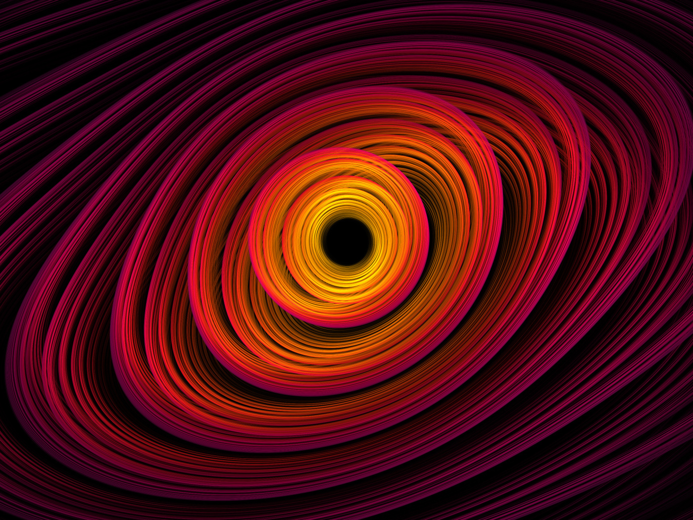 Фрактальная розовая спираль 