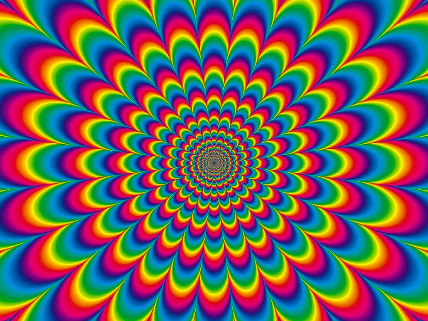 Разноцветный рисунок оптическая иллюзия