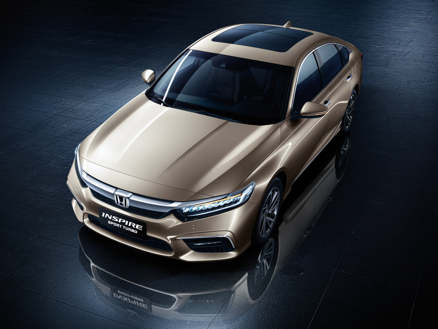 Автомобиль Honda Inspire Sport Turbo 2018 года вид сверху