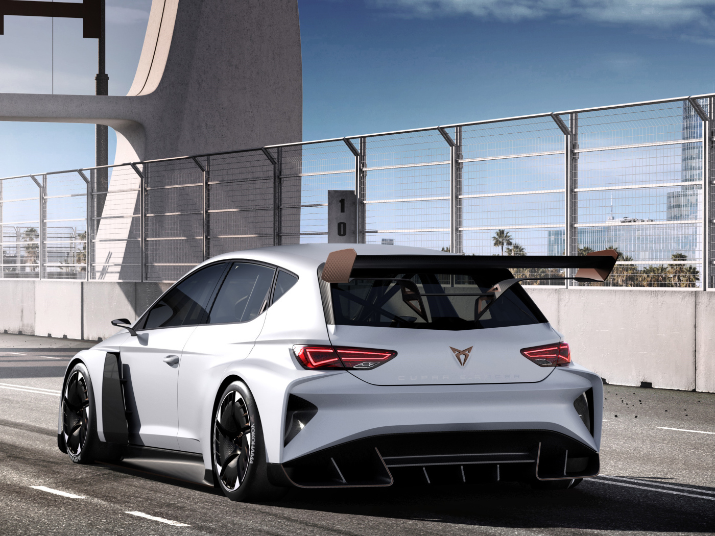 Спортивный автомобиль Cupra E Racer 2018 