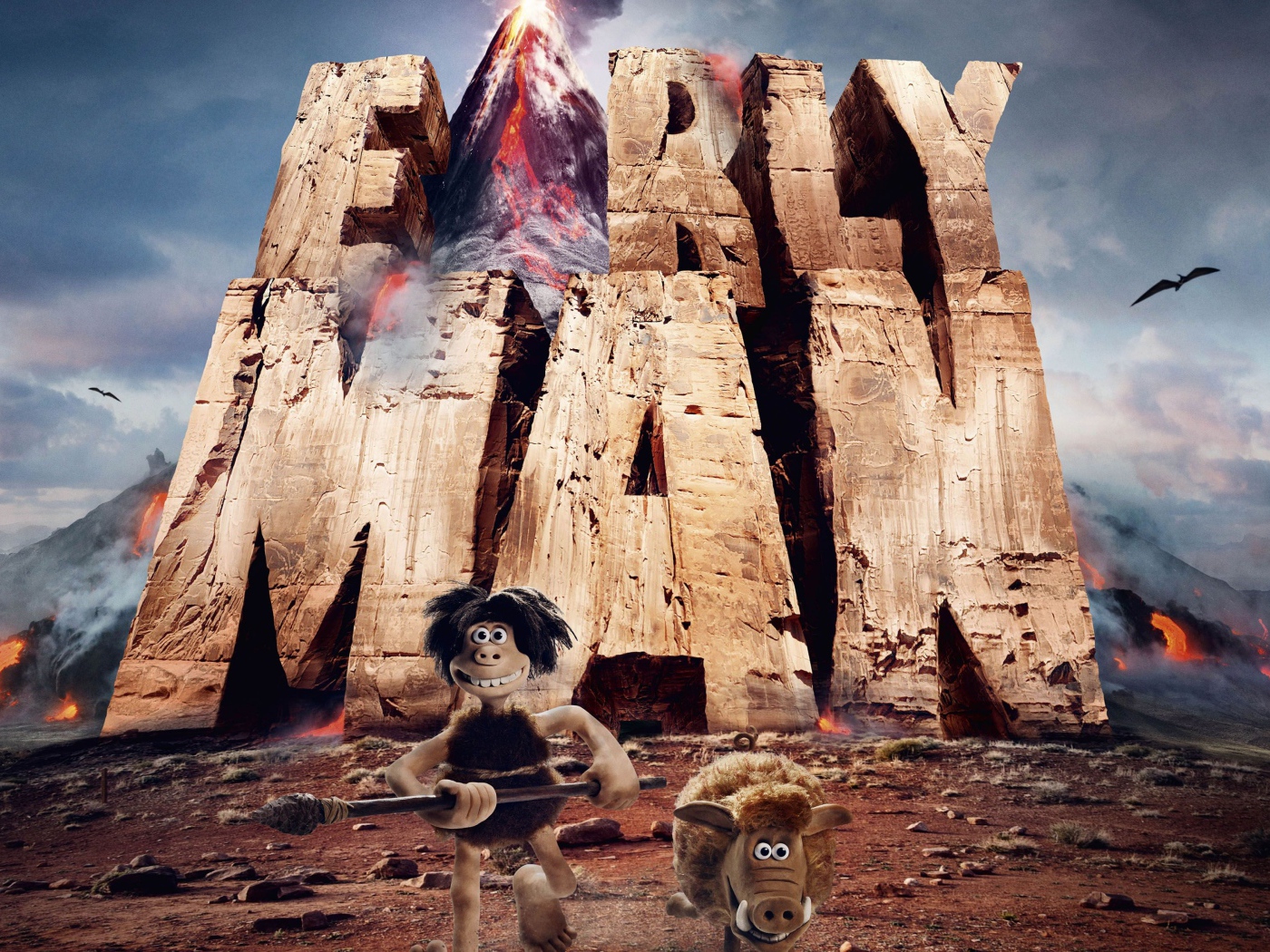 Постер мультфильма Дикие предки, 2018