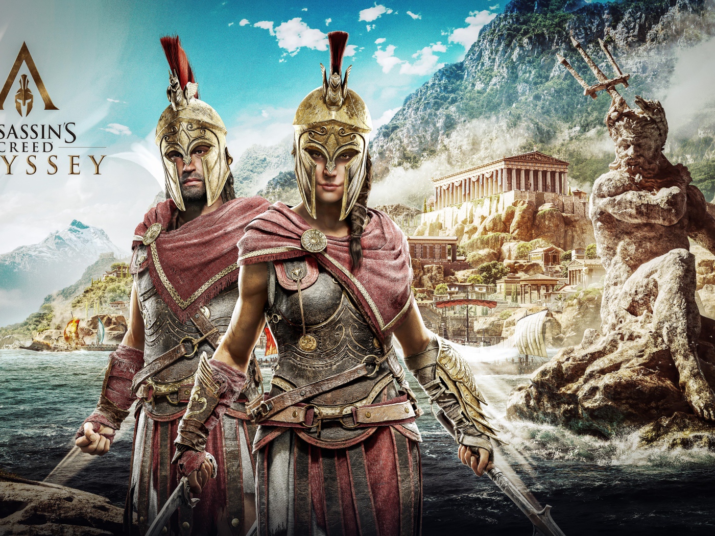 Постер компьютерной игры Assassin's Creed Odyssey, 2018