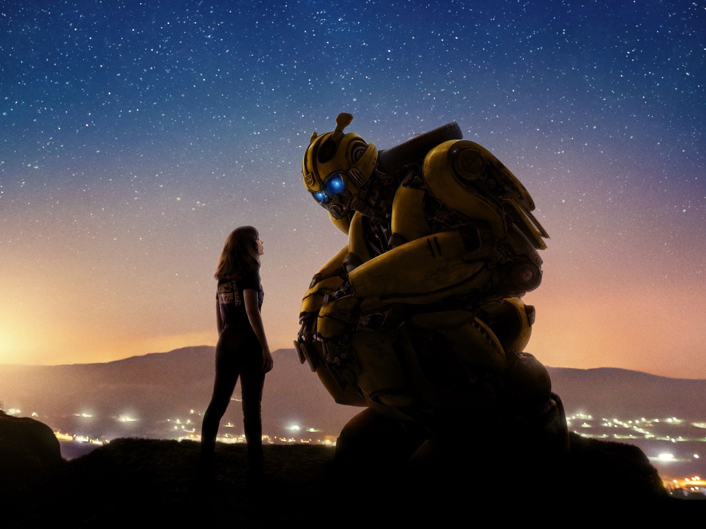 Poster of a new fantastic film Bumblebee (Transformers 6), 2018