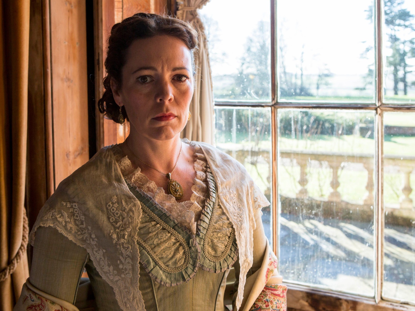 Британская актриса Оливия Колман  в роли