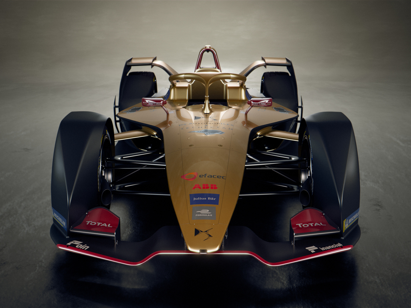 Гоночный автомобиль DS E-Tense FE 19