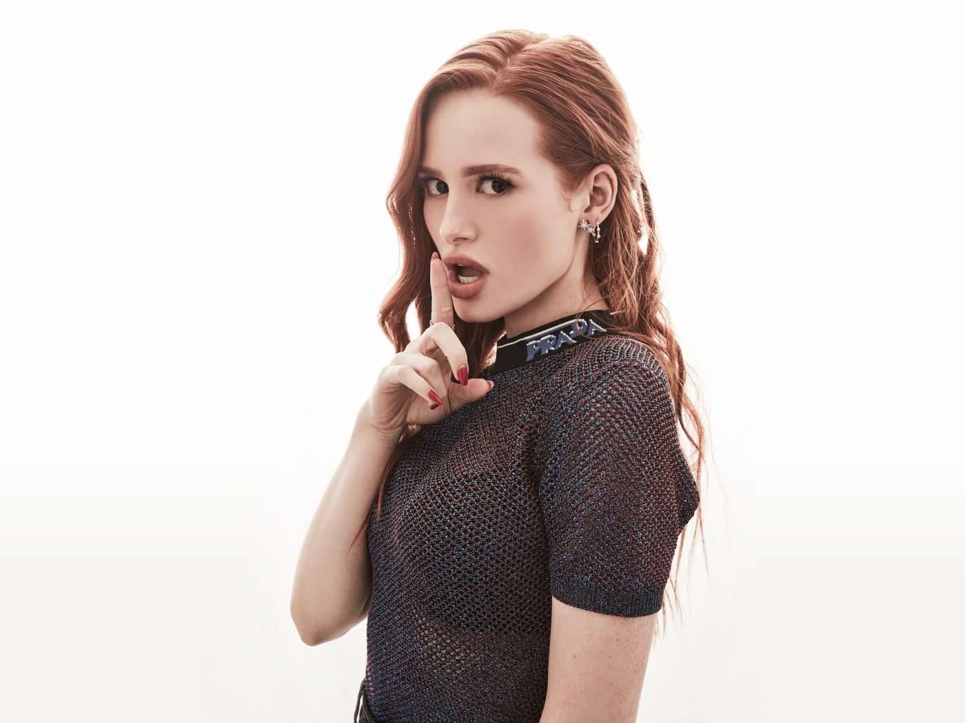 Рыжеволосая американская актриса Мэделин Петш