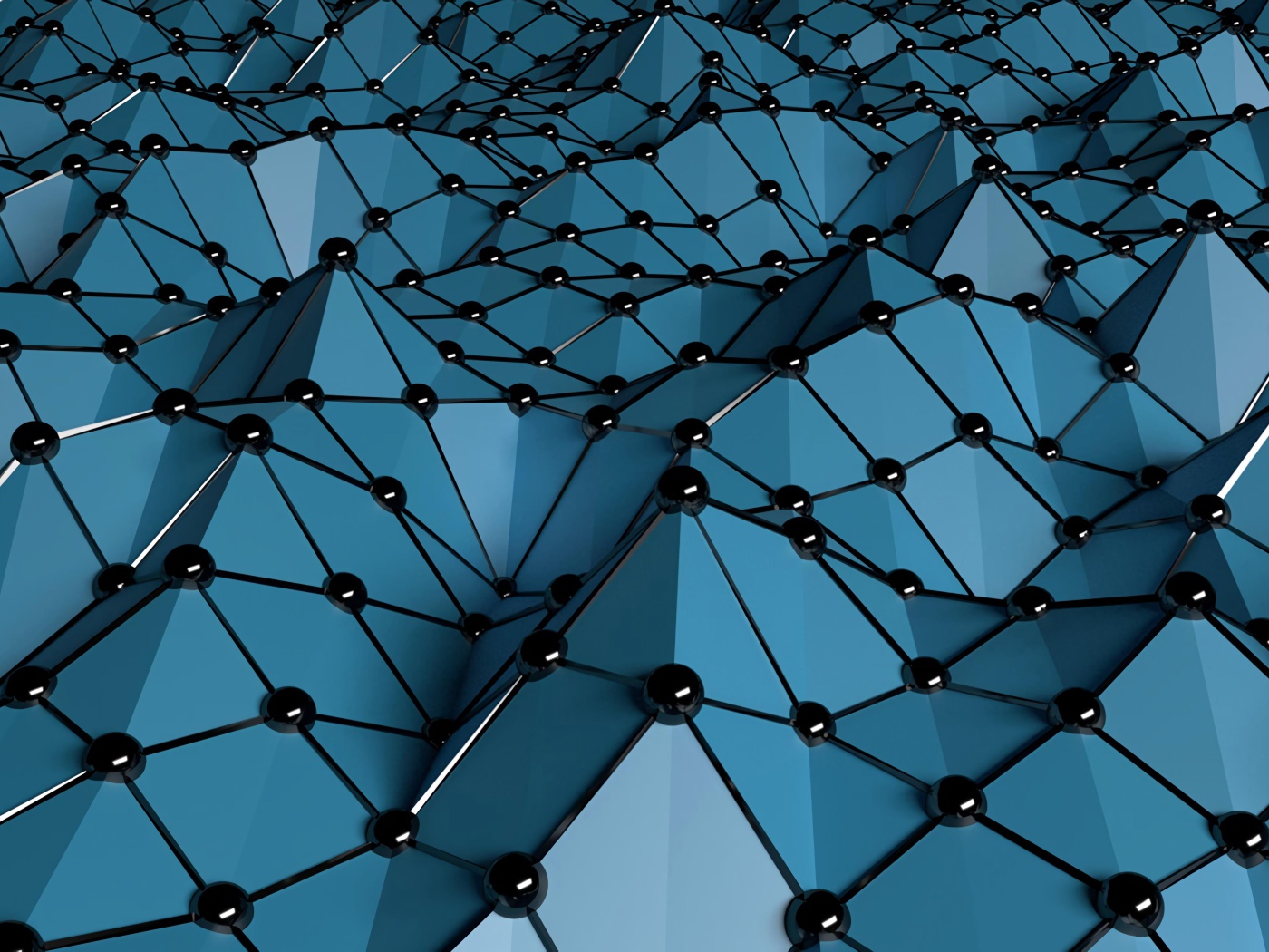 Серые геометрические фигуры с черными точками 3д графика