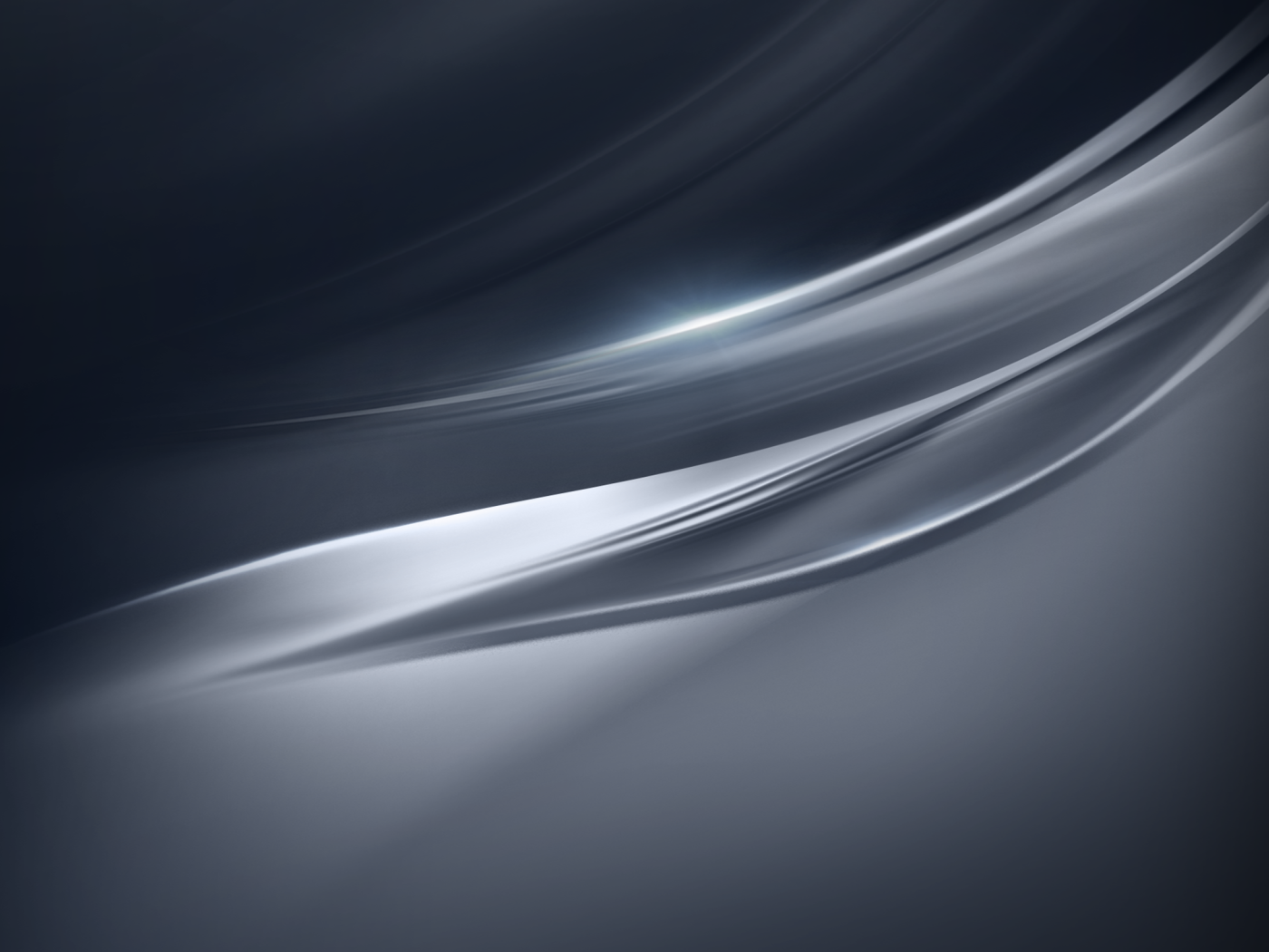 Серебристые абстрактные волны 