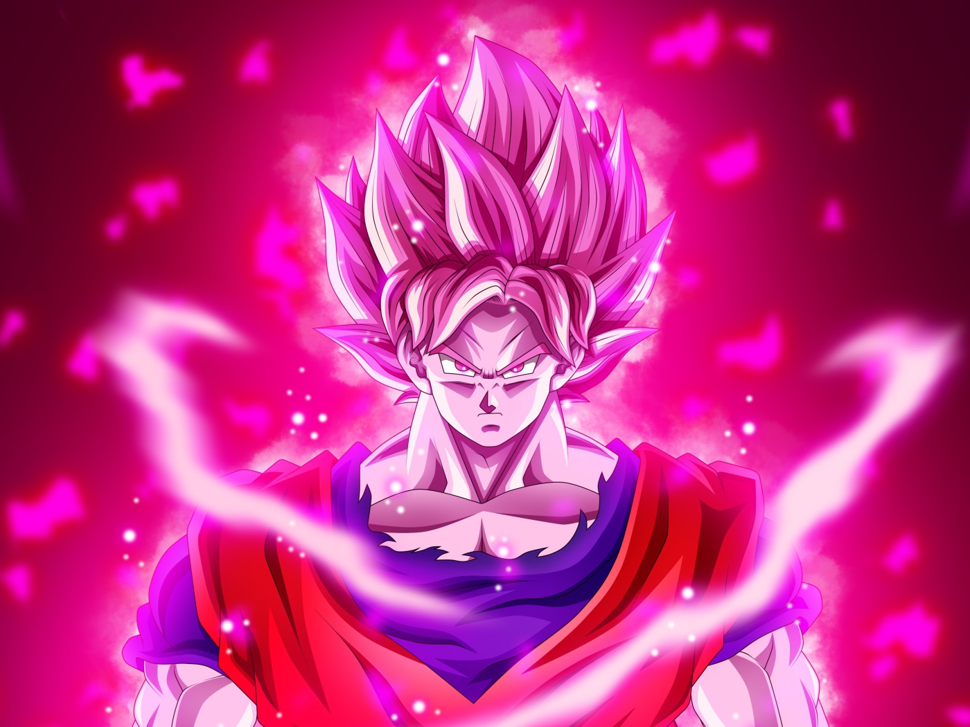 Персонаж Сон Гоку аниме Super Saiyan Blue