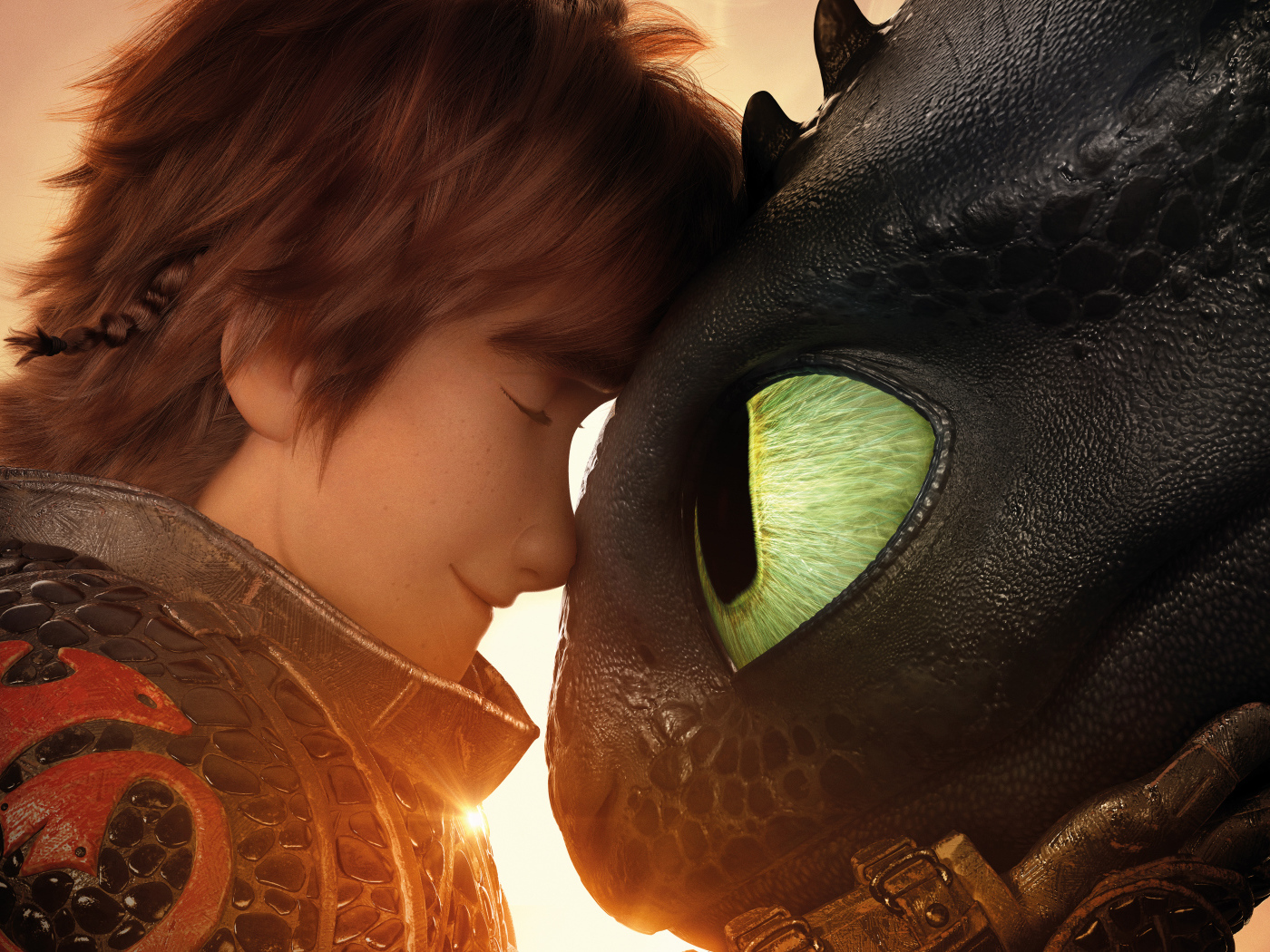 The main characters of the new cartoon How to Train Your Dragon 3: The Hidden World, 2019