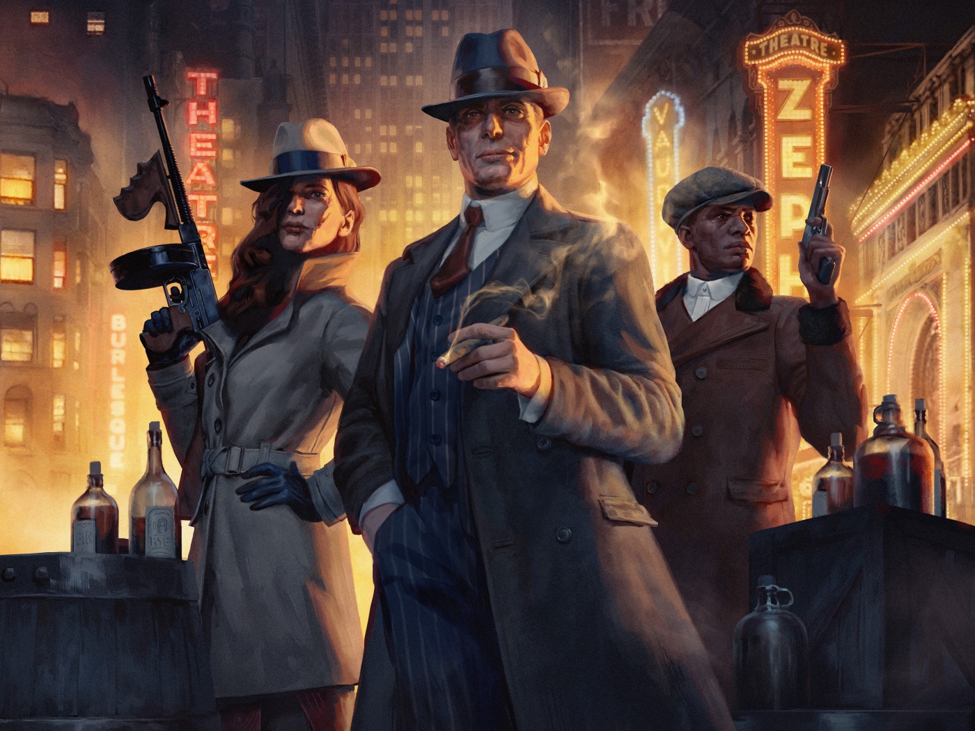 Компьютерная игра стратегия Empire of Sin 2019 года