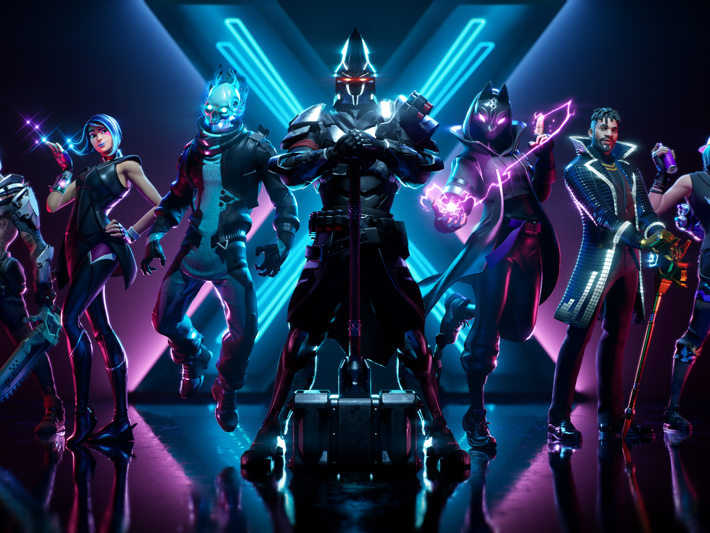 Постер компьютерной игры Fortnite Season X, 2019