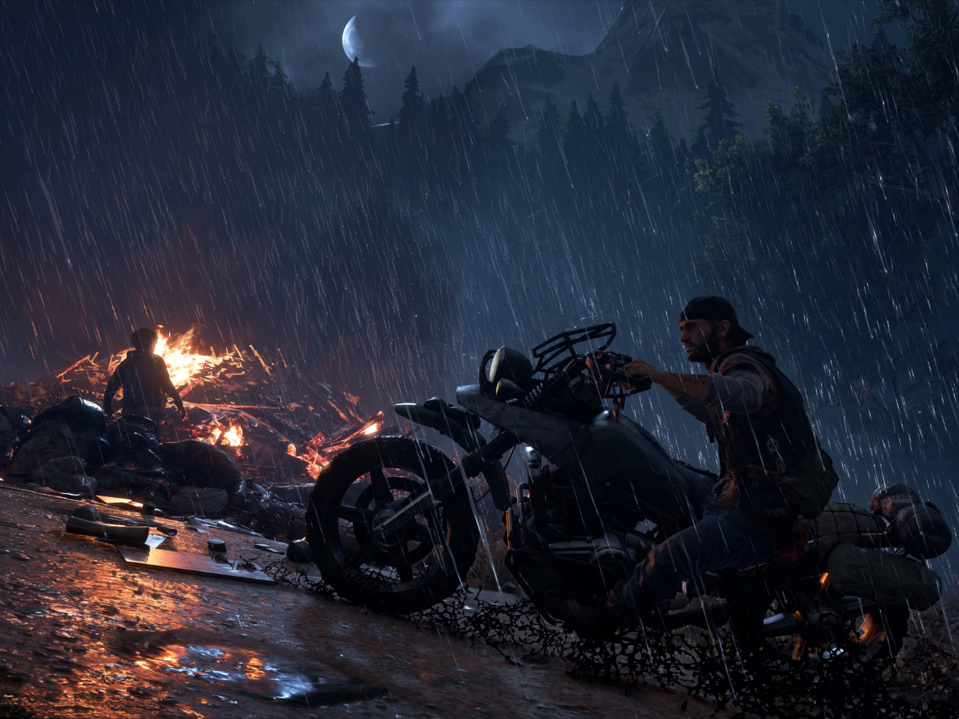 Скриншот компьютерной игры Days Gone, 2019
