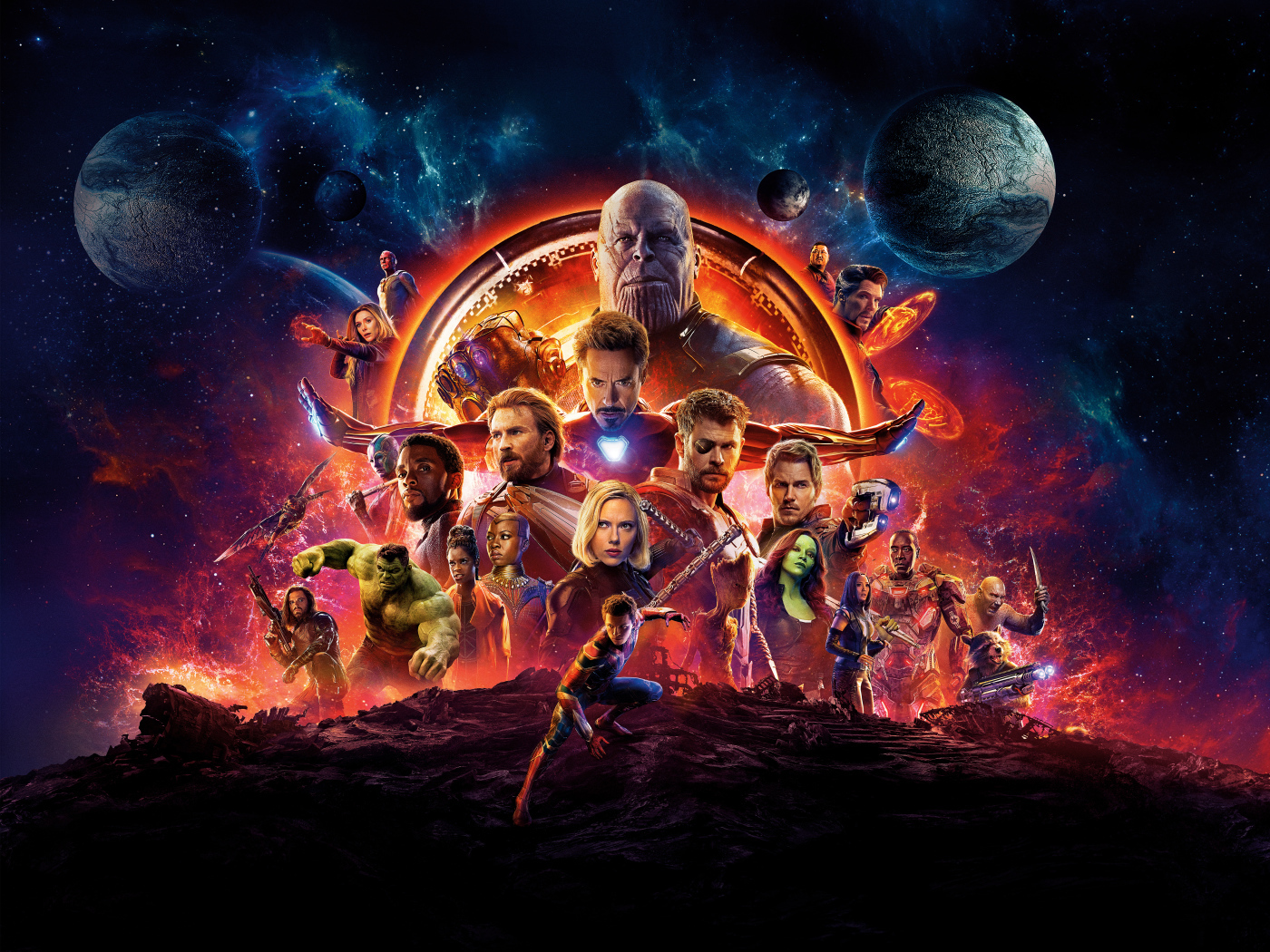 Постер фильма Мстители: Война Бесконечности