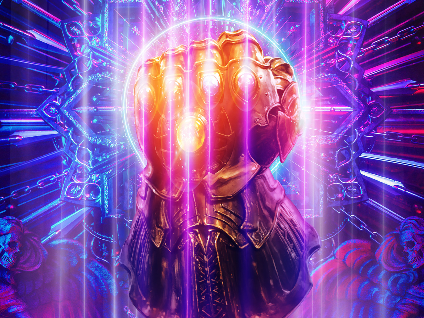 Перчатка Бесконечности крупным планом