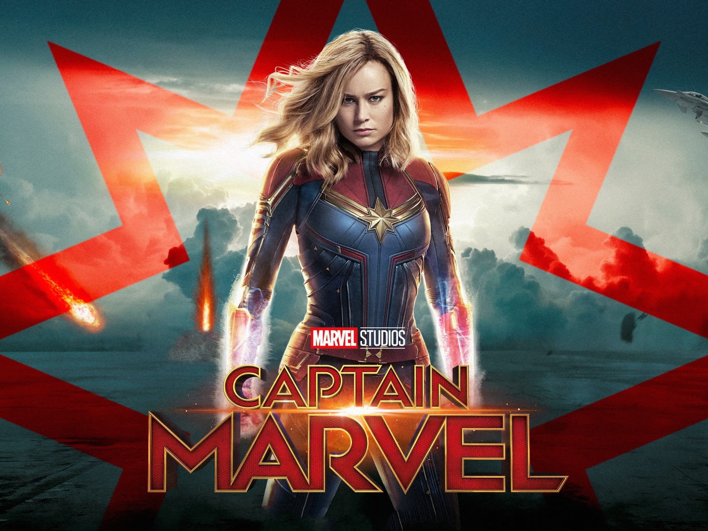 Постер фильма Капитан Марвел, 2019 года