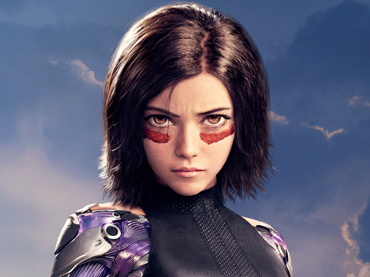 Главная героиня фильма Алита. Боевой ангел, 2019