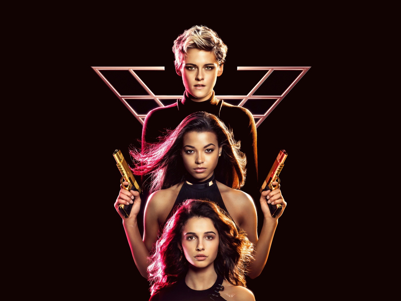 Главные героини фильма Ангелы Чарли, 2019