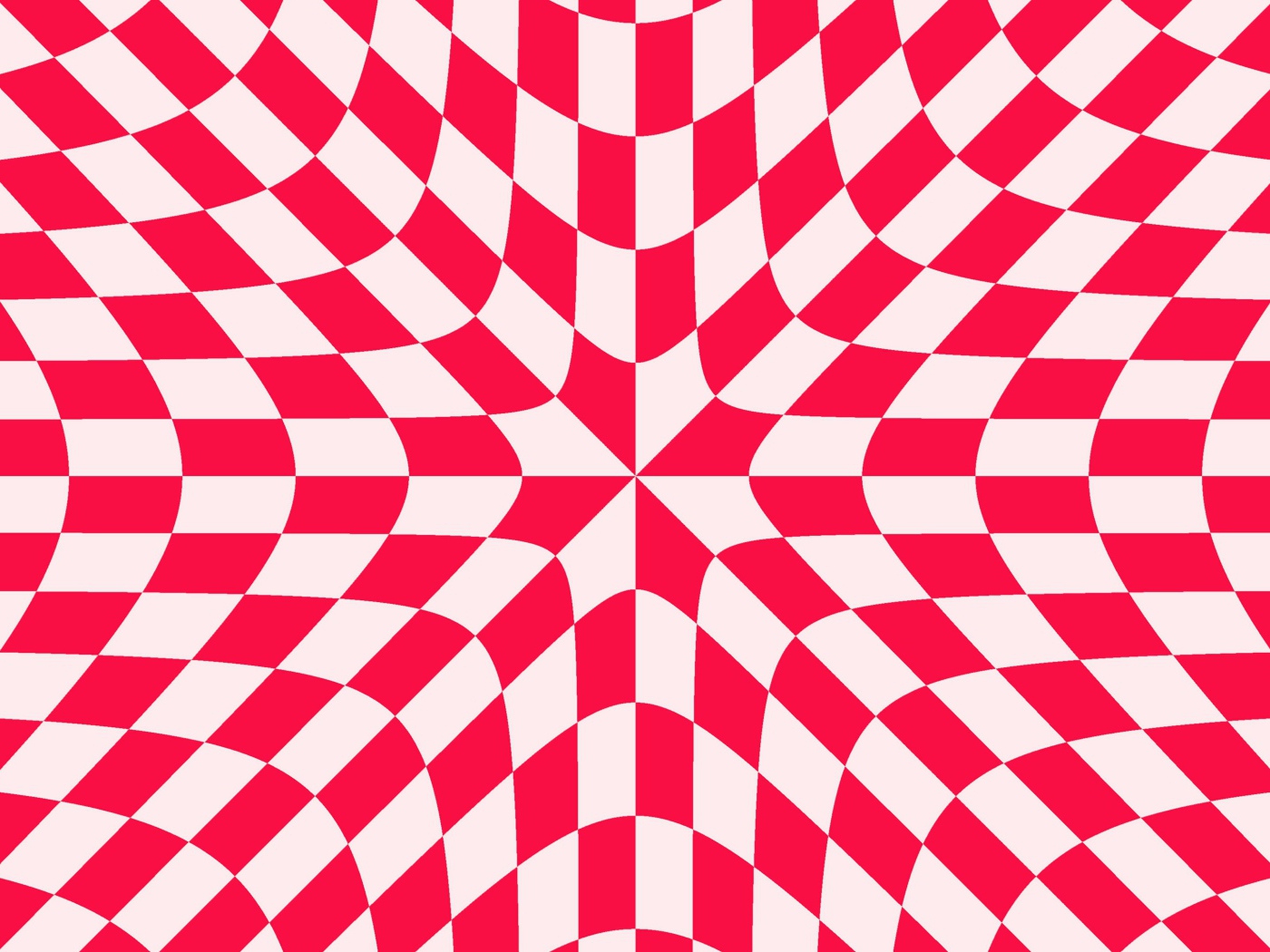 Красно - белый рисунок иллюзия 